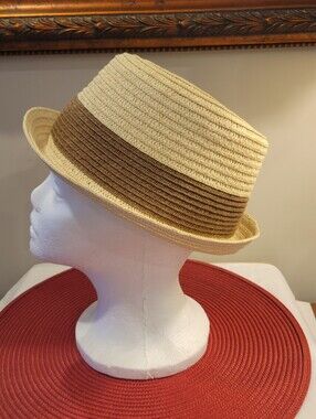 👒EUC~SCALA PRONTO TRILBY STYLE Two-Tone  Hat